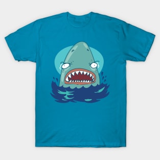 great white shark cartoon T-Shirt